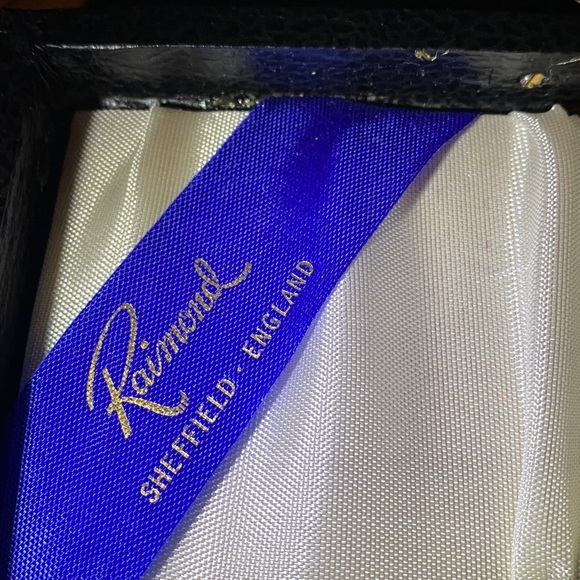 Vintage Raimond Sheffield England Silver Pie Set Forks & Server Pastry 7 pc. LN - Picture 6 of 9